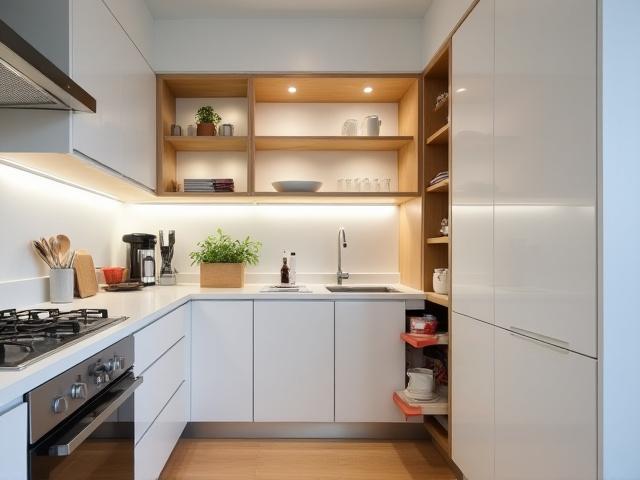 Contemporary Urban Apartment Kitchen