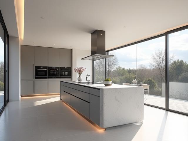Modern Handleless Kitchen in Blackrock, Dublin