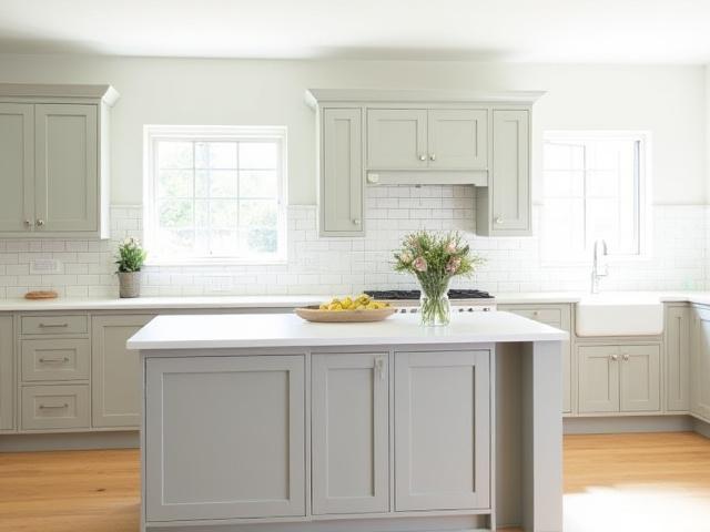 Luxurious kitchen finished by Quartzite Interiors for Jane D.