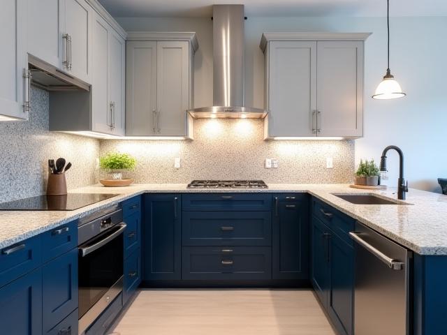 Contemporary kitchen designed and installed by Quartzite Interiors for Mark P.